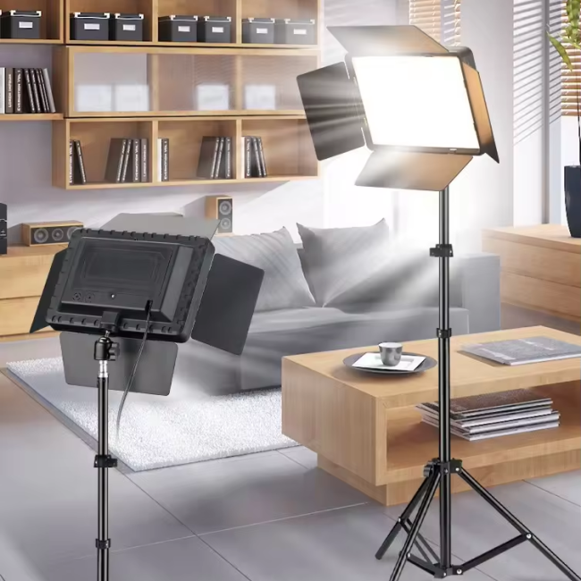 Luz LED Portátil para cámara + Trípode