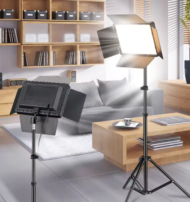 Luz LED Portátil para cámara + Trípode