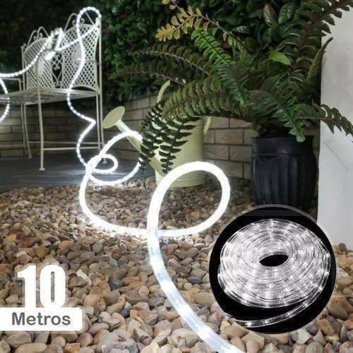 Manguera luces amarilla y blanca 10m.