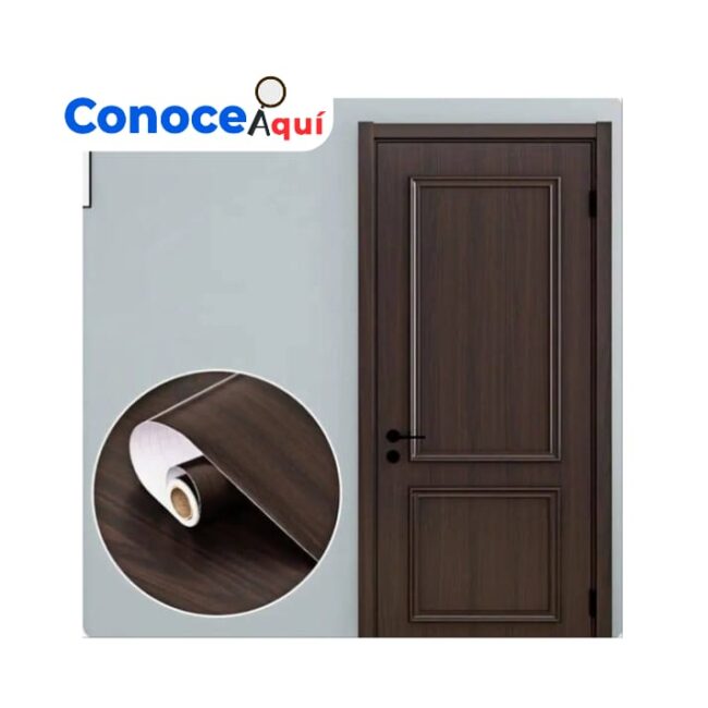 Papeles adhesivo con diseño de madera natural